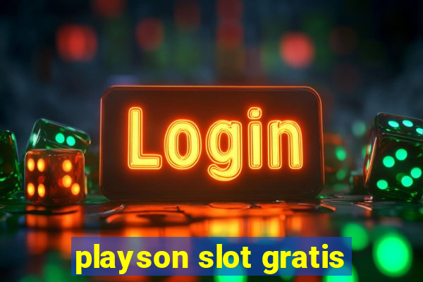 playson slot gratis