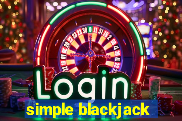 simple blackjack