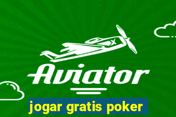 jogar gratis poker