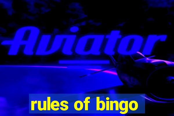 rules of bingo