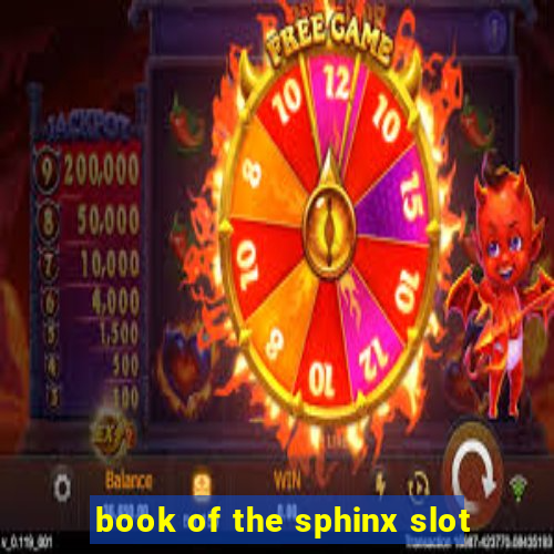 book of the sphinx slot