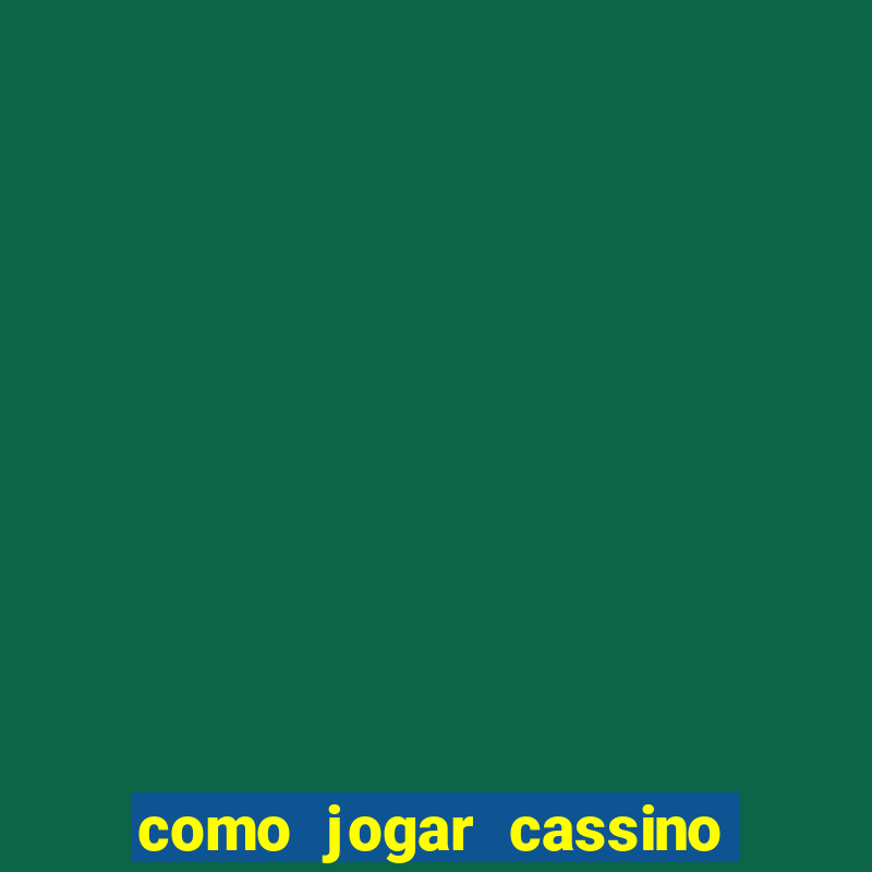 como jogar cassino no sportingbet