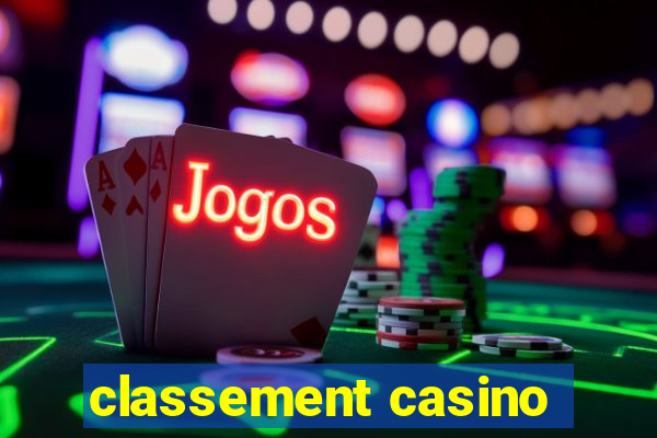 classement casino