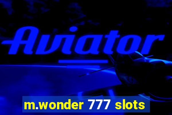 m.wonder 777 slots