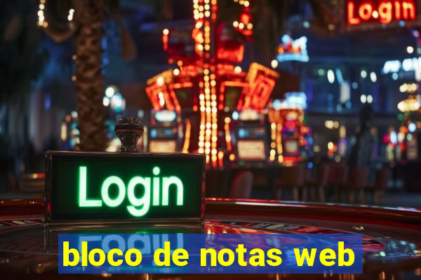 bloco de notas web