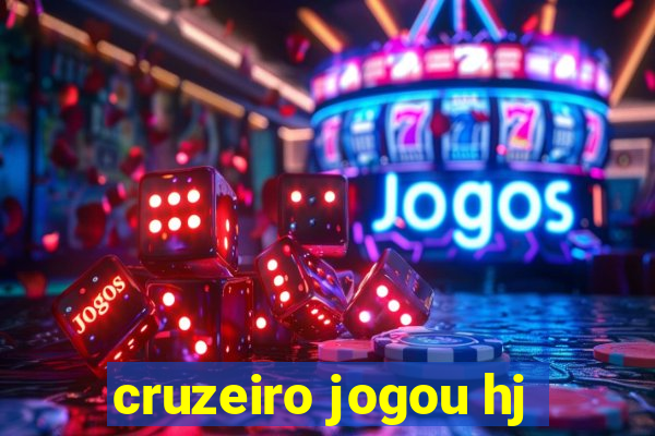 cruzeiro jogou hj