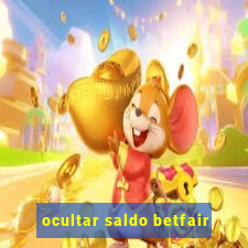 ocultar saldo betfair