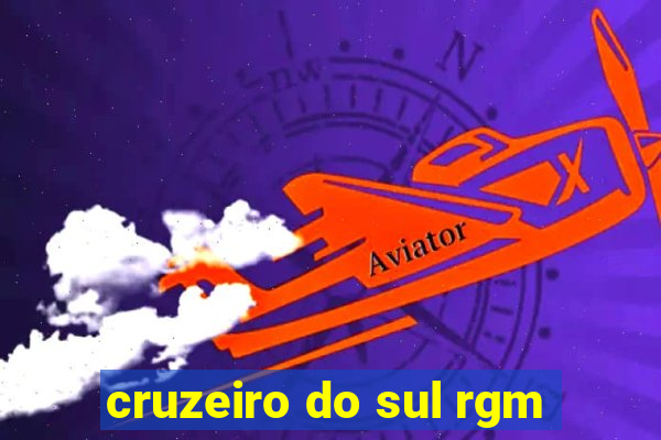 cruzeiro do sul rgm