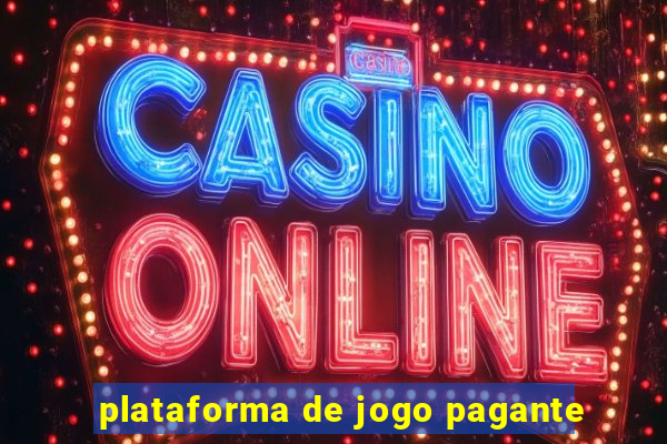 plataforma de jogo pagante