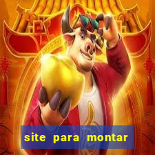 site para montar time de futebol