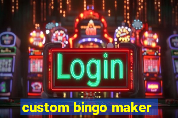 custom bingo maker