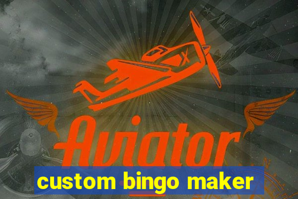 custom bingo maker