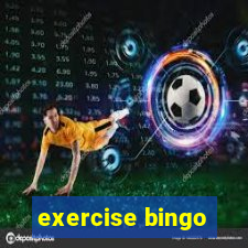 exercise bingo