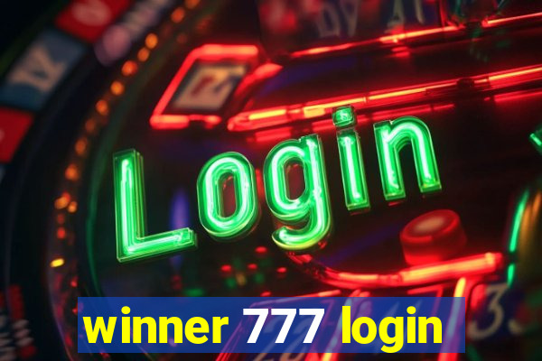 winner 777 login