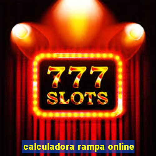 calculadora rampa online