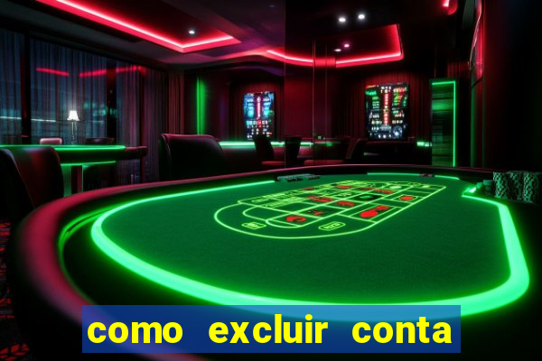 como excluir conta na sportingbet