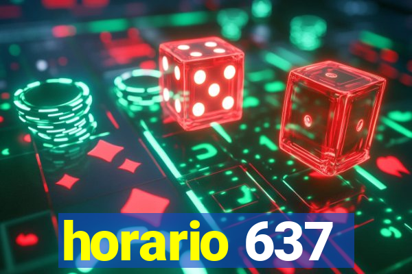 horario 637