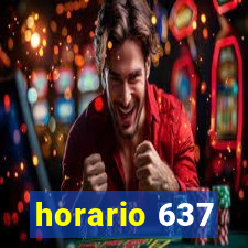 horario 637