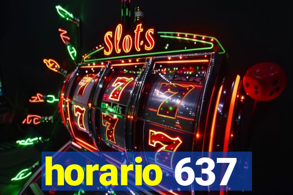 horario 637