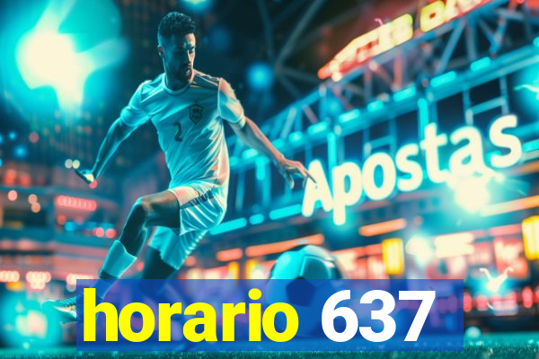 horario 637