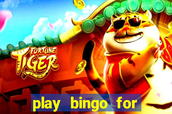 play bingo for money online