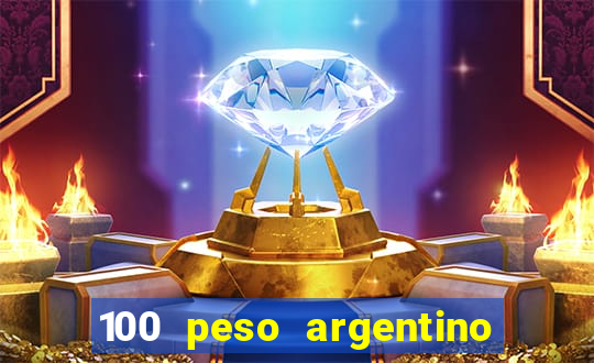 100 peso argentino em real