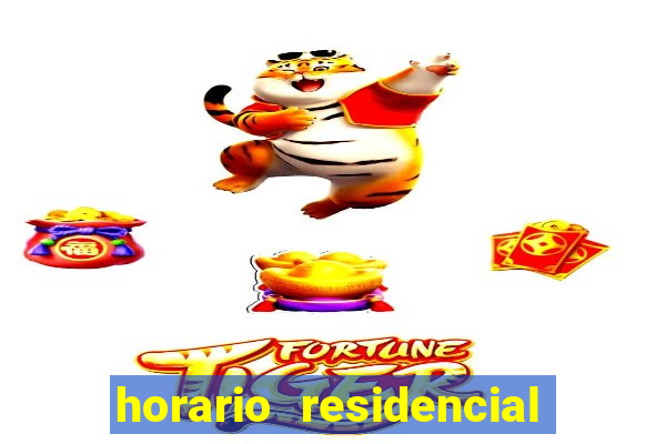 horario residencial das flores