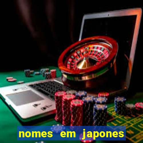 nomes em japones para jogo