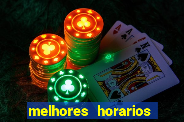 melhores horarios para jogar fortune ox