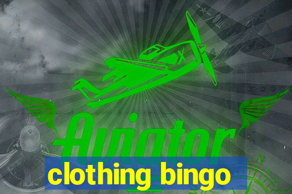 clothing bingo