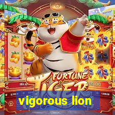 vigorous lion