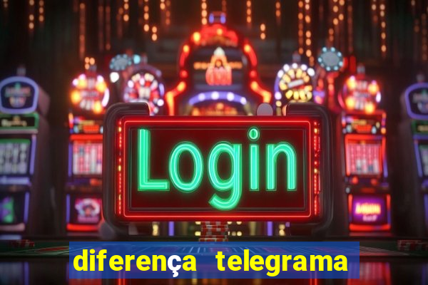 diferença telegrama e carta