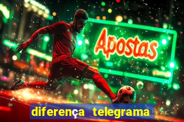 diferença telegrama e carta