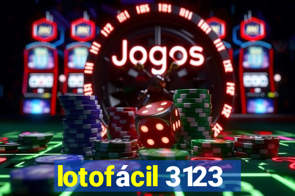 lotofácil 3123