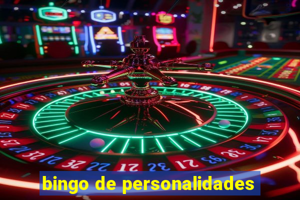 bingo de personalidades