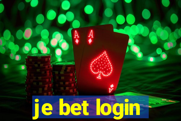 je bet login