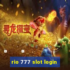 rio 777 slot login