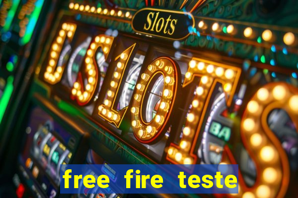 free fire teste grátis jogar