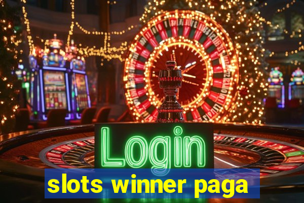 slots winner paga