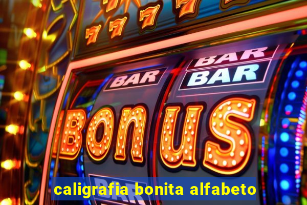 caligrafia bonita alfabeto