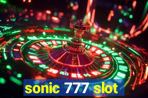 sonic 777 slot