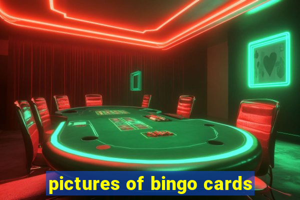 pictures of bingo cards