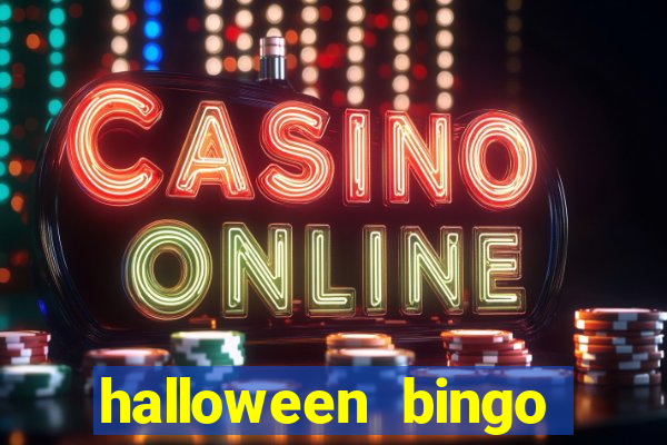 halloween bingo cards with numbers