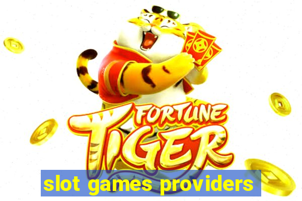 slot games providers