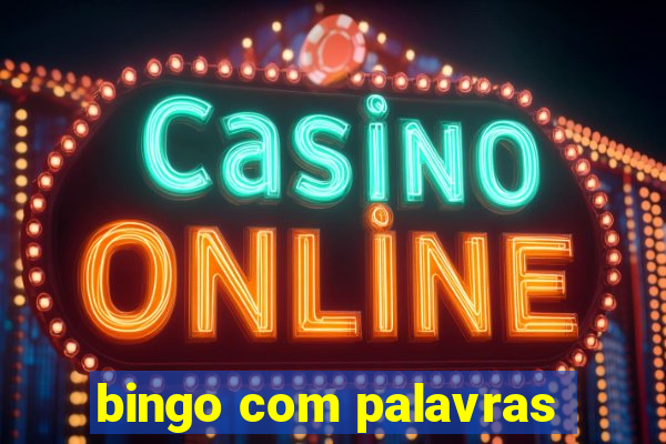 bingo com palavras