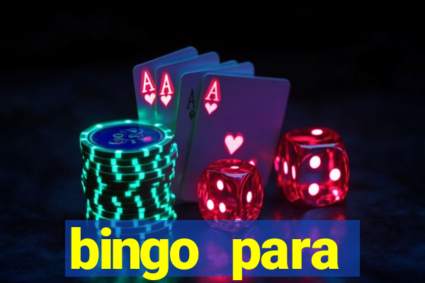 bingo para despedida de solteira para imprimir