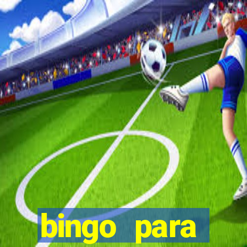 bingo para despedida de solteira para imprimir