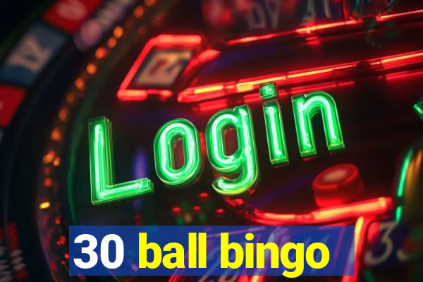 30 ball bingo