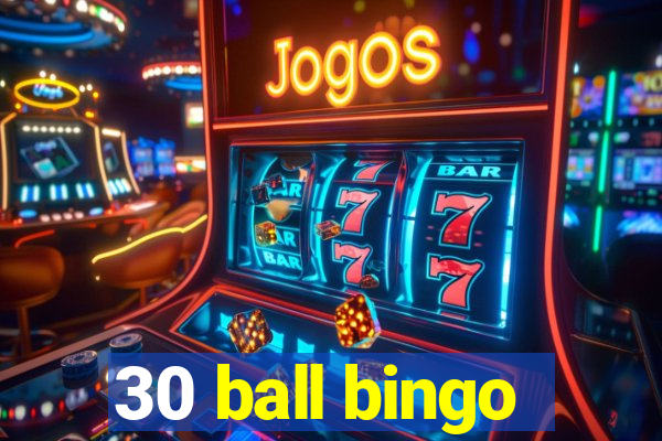 30 ball bingo