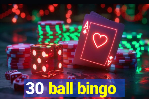 30 ball bingo